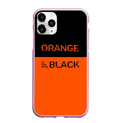 Чехол iPhone 11 Pro матовый Orange Is the New Black, цвет: 3D-розовый