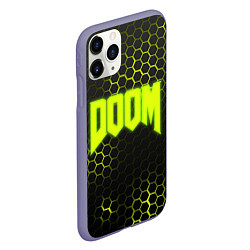 Чехол iPhone 11 Pro матовый DOOM: Acid Green, цвет: 3D-серый — фото 2