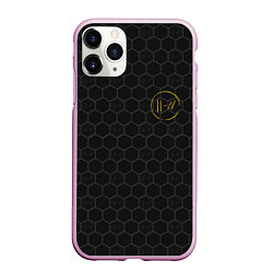 Чехол iPhone 11 Pro матовый 21 Pilots: Carbon, цвет: 3D-розовый