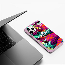 Чехол iPhone 11 Pro матовый CS:GO Beast Weapon, цвет: 3D-розовый — фото 2