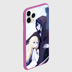 Чехол iPhone 11 Pro матовый Ангел кровопролития, цвет: 3D-фиолетовый — фото 2