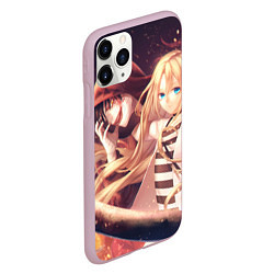 Чехол iPhone 11 Pro матовый Satsuriku no Tenshi, цвет: 3D-розовый — фото 2