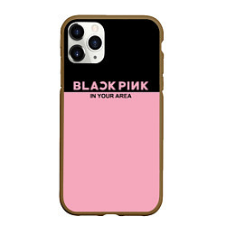 Чехол iPhone 11 Pro матовый Black Pink: In Your Area, цвет: 3D-коричневый