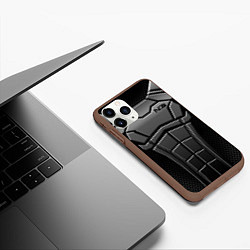 Чехол iPhone 11 Pro матовый Soldier N7, цвет: 3D-коричневый — фото 2