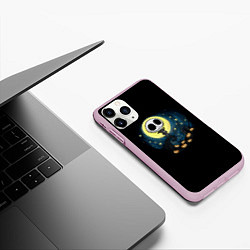 Чехол iPhone 11 Pro матовый The Nightmare Before Christmas, цвет: 3D-розовый — фото 2