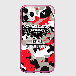 Чехол iPhone 11 Pro матовый Khabib Nurmagomedov: Red Camo