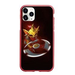 Чехол iPhone 11 Pro матовый Kid Bounty Hunter, цвет: 3D-красный