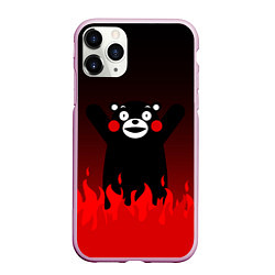 Чехол iPhone 11 Pro матовый Kumamon: Hell Flame