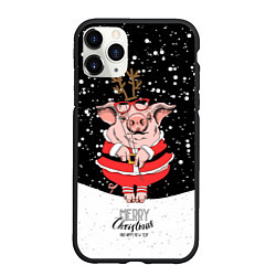 Чехол iPhone 11 Pro матовый Merry Christmas 2019