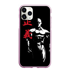 Чехол iPhone 11 Pro матовый Ok Hero, цвет: 3D-розовый