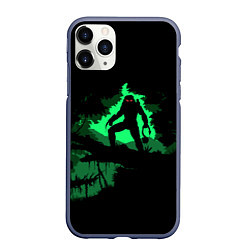 Чехол iPhone 11 Pro матовый Хищник в лесу