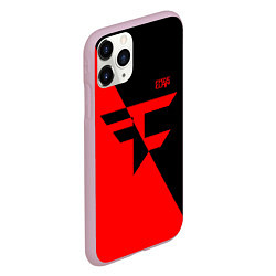 Чехол iPhone 11 Pro матовый FaZe Clan: Red & Black, цвет: 3D-розовый — фото 2