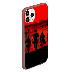 Чехол iPhone 11 Pro матовый RDR 2: Sunset, цвет: 3D-коричневый — фото 2
