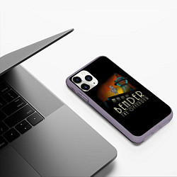 Чехол iPhone 11 Pro матовый Bender The Offender, цвет: 3D-серый — фото 2