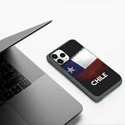 Чехол iPhone 11 Pro матовый Chile Style, цвет: 3D-темно-зеленый — фото 2