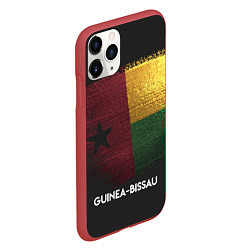 Чехол iPhone 11 Pro матовый Guinea-Bissau Style, цвет: 3D-красный — фото 2