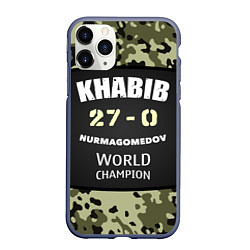 Чехол iPhone 11 Pro матовый Khabib: 27 - 0