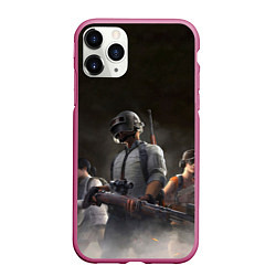 Чехол iPhone 11 Pro матовый PUBG Soldier