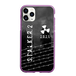 Чехол iPhone 11 Pro матовый STALKER 2021