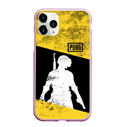 Чехол iPhone 11 Pro матовый PUBG: Yellow Grunge