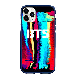 Чехол iPhone 11 Pro матовый BTS: Colours, цвет: 3D-тёмно-синий