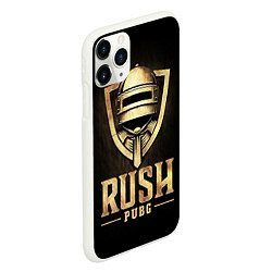 Чехол iPhone 11 Pro матовый Rush PUBG, цвет: 3D-белый — фото 2