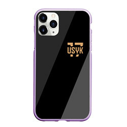 Чехол iPhone 11 Pro матовый USYK 17, цвет: 3D-сиреневый