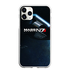Чехол iPhone 11 Pro матовый Mass Effect N7
