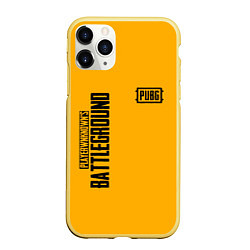 Чехол iPhone 11 Pro матовый PUBG: Yellow Fashion