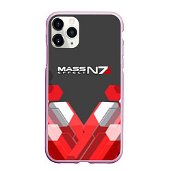 Чехол iPhone 11 Pro матовый Mass Effect: N7 Soldier