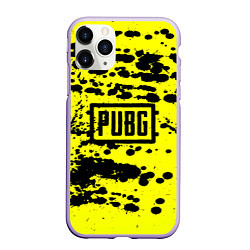 Чехол iPhone 11 Pro матовый PUBG: Yellow Stained, цвет: 3D-светло-сиреневый