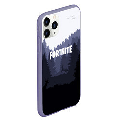 Чехол iPhone 11 Pro матовый Fortnite: Dark Forest, цвет: 3D-серый — фото 2