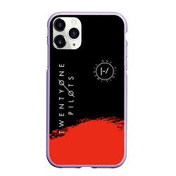 Чехол iPhone 11 Pro матовый 21 Pilots: Red & Black