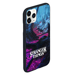 Чехол iPhone 11 Pro матовый Stranger Things: Wild Wood, цвет: 3D-черный — фото 2