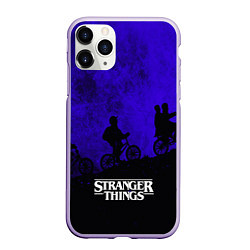 Чехол iPhone 11 Pro матовый Stranger Things: Moon Biker