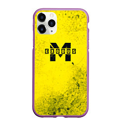 Чехол iPhone 11 Pro матовый Metro Exodus: Yellow Grunge, цвет: 3D-фиолетовый