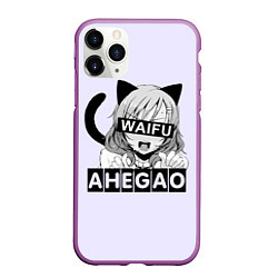 Чехол iPhone 11 Pro матовый Ahegao Waifu
