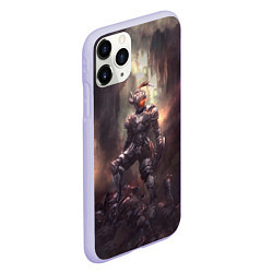 Чехол iPhone 11 Pro матовый Goblin Slayer darkness knight, цвет: 3D-светло-сиреневый — фото 2