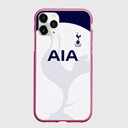 Чехол iPhone 11 Pro матовый ФК Тоттенхэм, цвет: 3D-малиновый