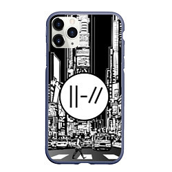 Чехол iPhone 11 Pro матовый 21 Pilots: Big City, цвет: 3D-серый