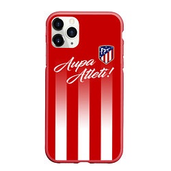 Чехол iPhone 11 Pro матовый Aupa Atleti, цвет: 3D-красный