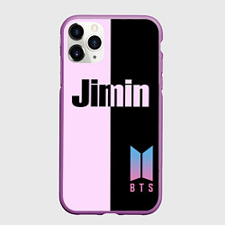 Чехол iPhone 11 Pro матовый BTS Jimin, цвет: 3D-фиолетовый