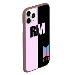 Чехол iPhone 11 Pro матовый BTS RM, цвет: 3D-коричневый — фото 2