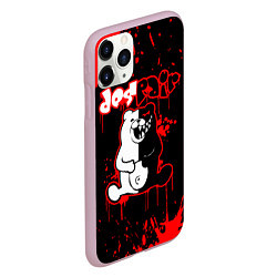 Чехол iPhone 11 Pro матовый MONOKUMA Despair, цвет: 3D-розовый — фото 2