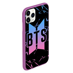 Чехол iPhone 11 Pro матовый BTS: Love Yourself, цвет: 3D-фиолетовый — фото 2