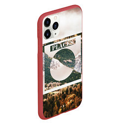 Чехол iPhone 11 Pro матовый Places, цвет: 3D-красный — фото 2