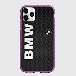 Чехол iPhone 11 Pro матовый BMW, цвет: 3D-фиолетовый