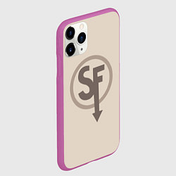 Чехол iPhone 11 Pro матовый SANITYS FALL, цвет: 3D-фиолетовый — фото 2