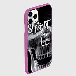 Чехол iPhone 11 Pro матовый Slipknot Death, цвет: 3D-фиолетовый — фото 2