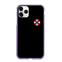 Чехол iPhone 11 Pro матовый UMBRELLA CORP, цвет: 3D-светло-сиреневый